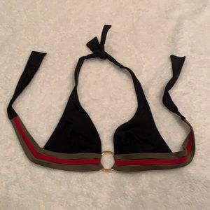 Black bikini top